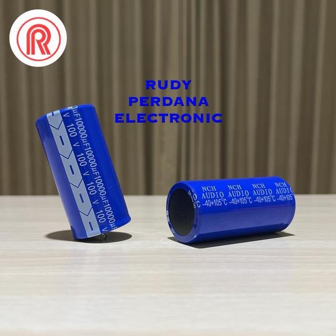 KAPASITOR ELCO ELKO 10000UF 100V 10000 UF 100 VOLT NCH AUDIO ASLI
