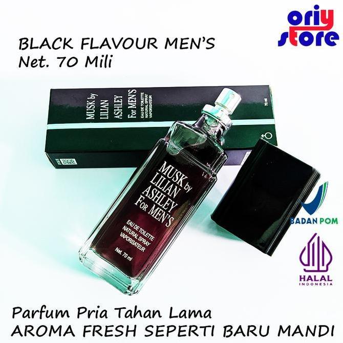 Mist- Parfum Badan Pria Tahan Lama, Parfum Cowok Tahan Lama, Black 70 Ml Parfum Original Wangi Elega