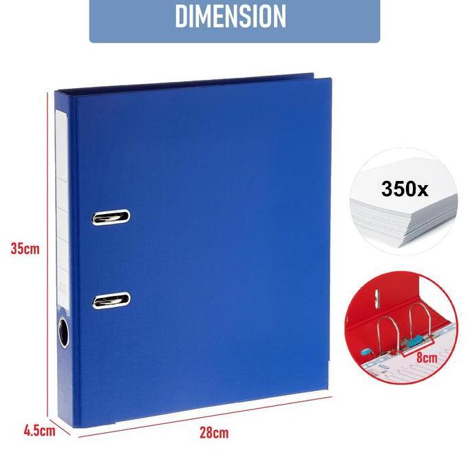Documby- Ordner Map F4 Folio Pvc / Odner Map Legal Plastik File Pvc 403 Combo