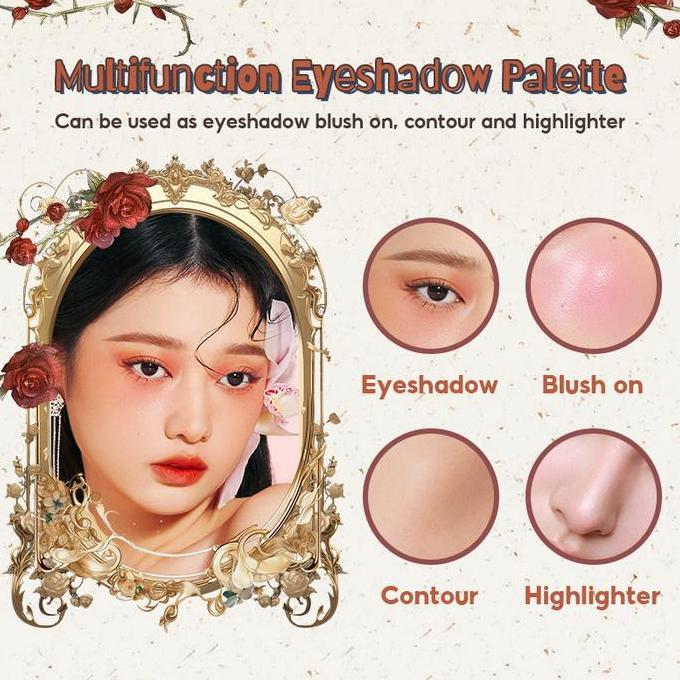 Eayea- Ohsome-Febble 18 Colors  Stellar Make Up Eyeshadow Palette /Baked Eyeshadow /Glitter Eyeshado