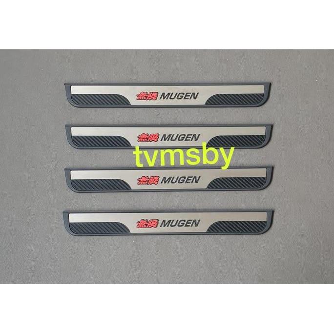 Promo Sill Scuff Plate samping Brio Mobilio Jazz non LED MUGEN Diskon