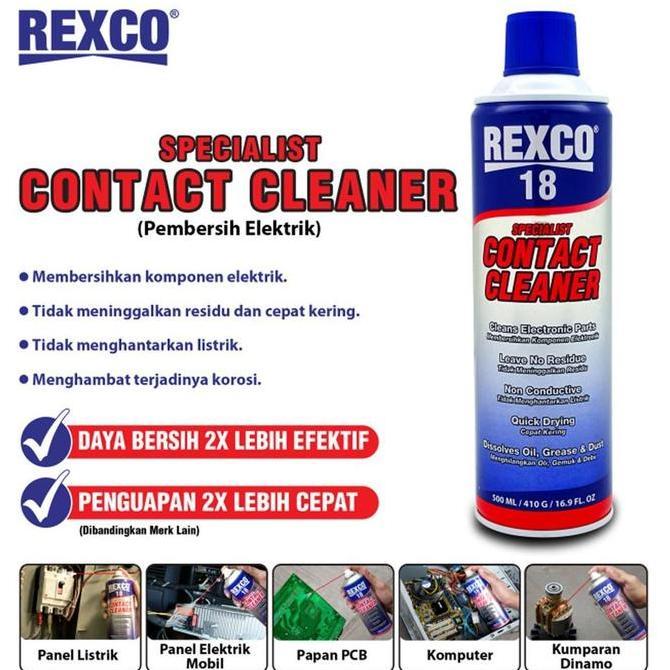 Rexco18 Rexco 18 220Ml Specialist Contact Cleaner Pembersih Elektrik