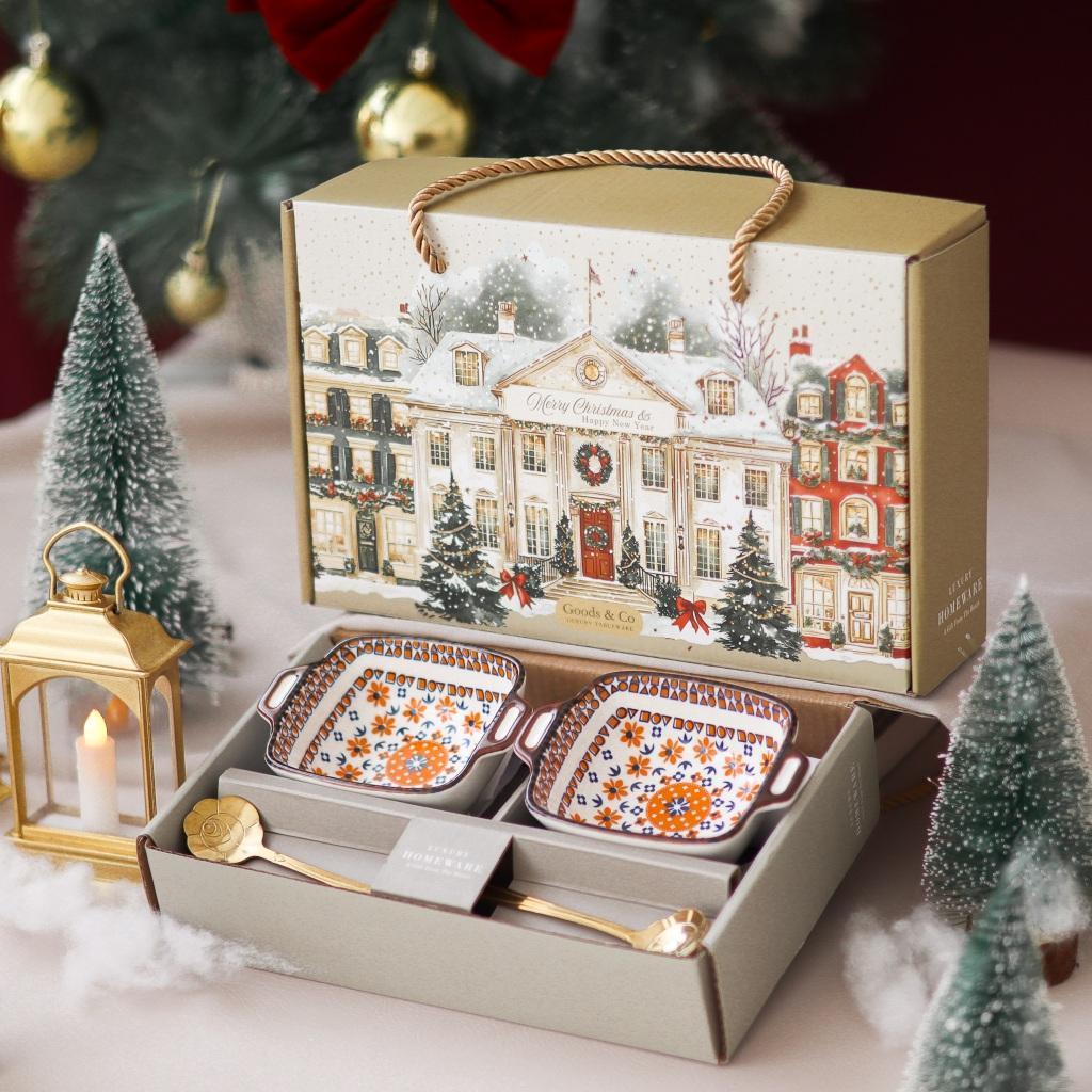 Hampers Mangkok Set Premium Hampers Mangkok Keramik Porcelen Hampers Mangkok Souvenir