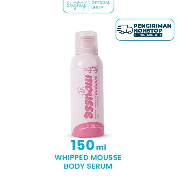 Wash- Brighty Whipped Mousse Body Serum Mencerahkan Secara Permanen Body Serum Hand Body Dan Body Lo