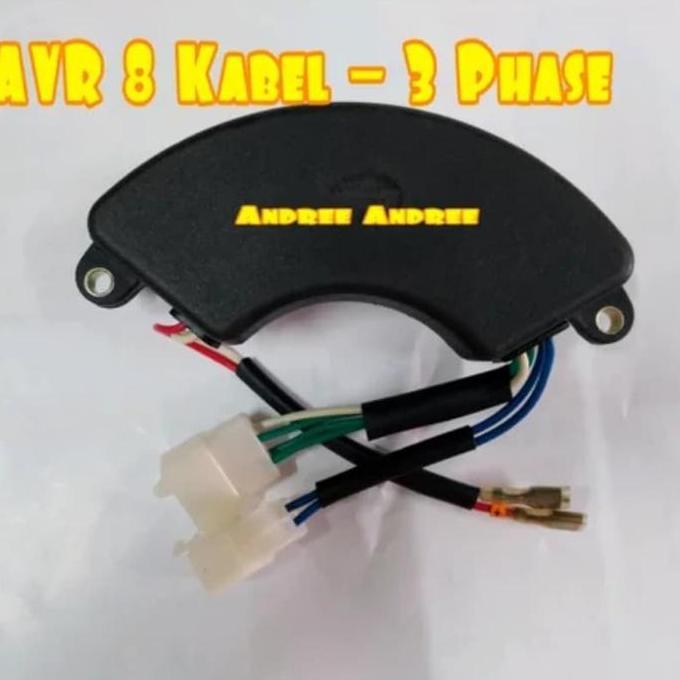 ] AVR Genset Bensin Solar Sabit Oval 3 phase 8 Kabel 5000 15000 watt w