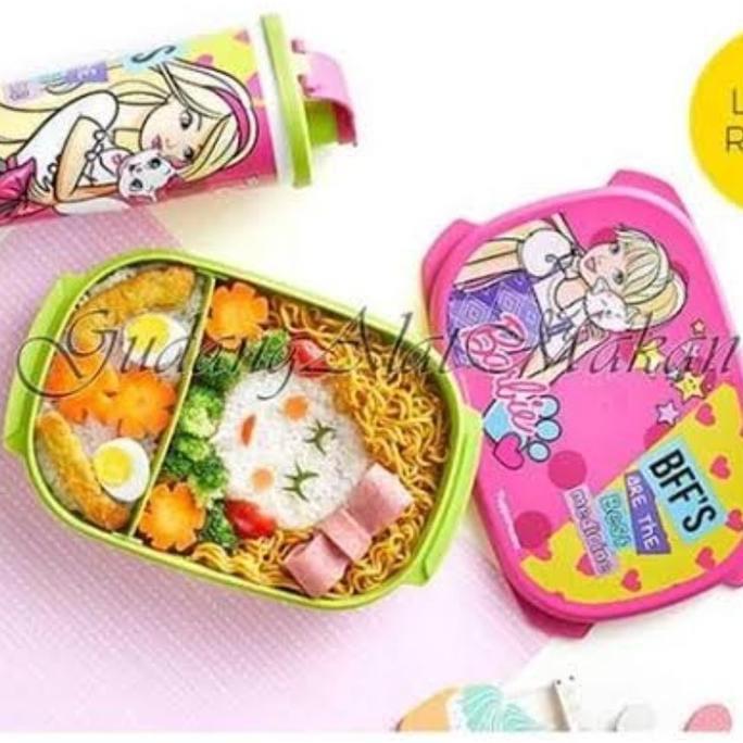 Lunch box series barbie lunch tupperware