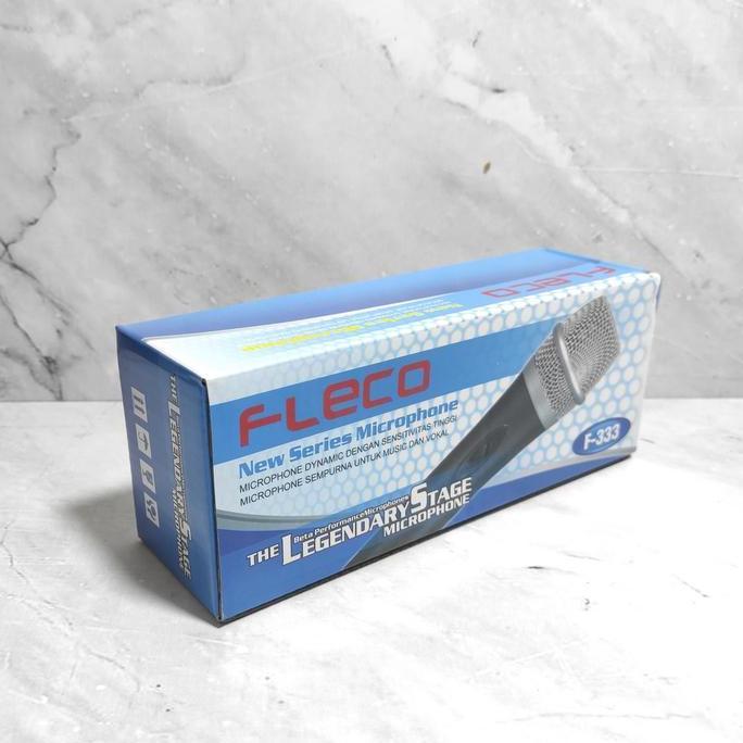 Yoiyoman- Mic Kabel Microphone Fleco F-333 / Mic Karaoke Legendary Stage Microphone Fleco F 333 Mant