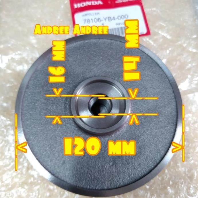 *#*#*#] Impeller Water Pump Honda GX-160 - 3 Inci - WB-30 - YB4 - Original