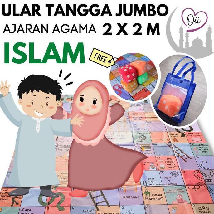 Promo Ular Tangga Jumbo Raksasa Mainan Edukasi Tema Islami Diskon