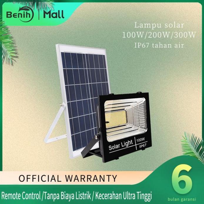LAMPU SOROT TENAGA MATAHARI LED TENAGA SURYA - PANEL SURYA SOLAR CELL