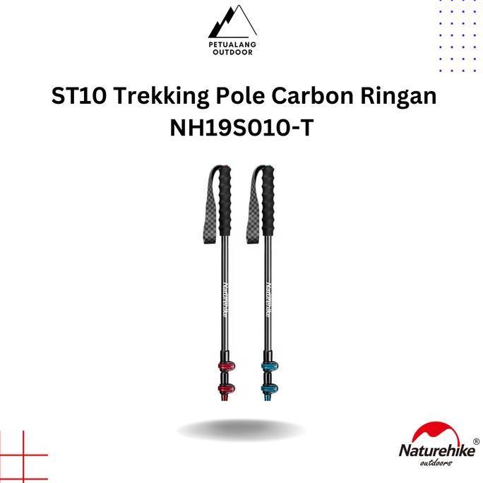 Naturehike Nh19S010-T St10 Trekking Pole Carbon Ringan
