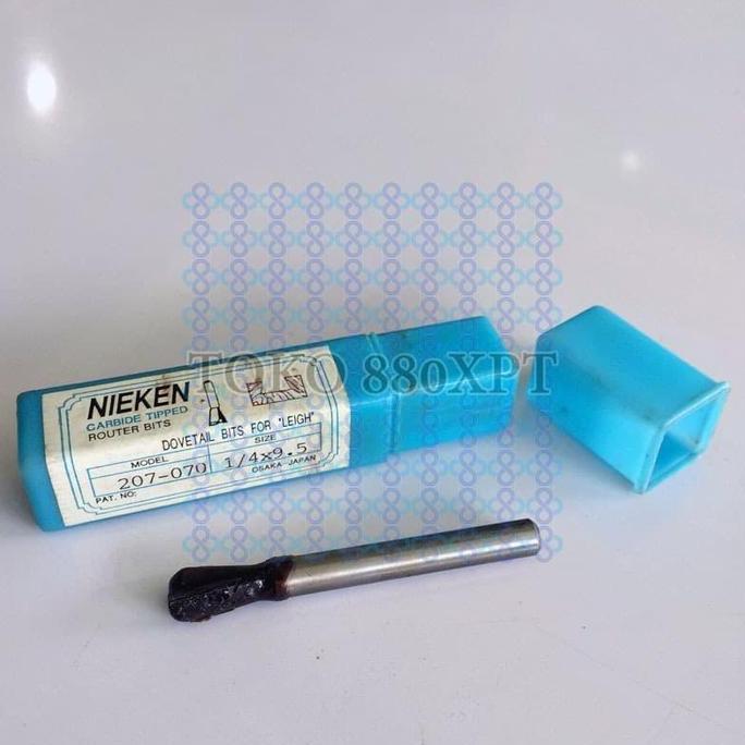 '+'+'+'+] Mata Profil 207-070 Router Bit Dovetail Leigh 1/4" Nieken Japan