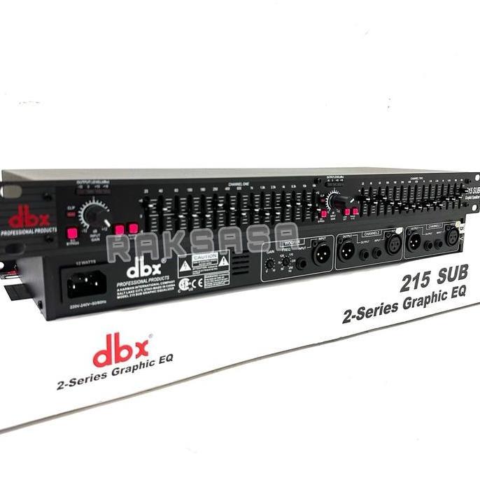 Yoiyoman- Equaliser Dbx 215Sub Dbx215 Equaliser Dbx 215 + Subwoofer