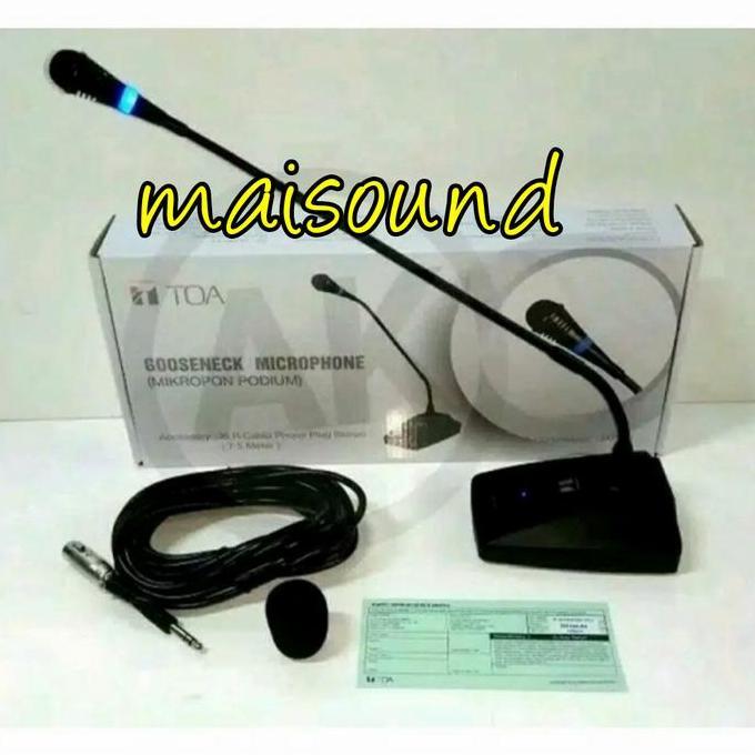 Yoiyoman- Mic Meja Podium Toa Zm 380 As Original Microphone Toa Zm 380As Zm380As