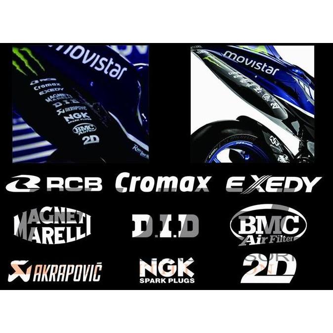 Sticker/Stiker Sponsor Motogp Yamaha (R25, R15, R6, R1, YZF, MT) PROMO