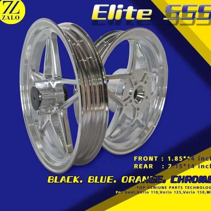 Terlaris Cnc Velg Ring 14 , Racing Pelek For Honda Beat / Scoopy / Vario / Mio Sporty / Smile, Velg 