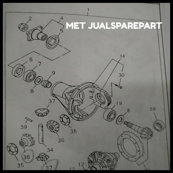 BEST DEAL LAHER BEARING GARDAN DEPAN ISUZU DMAX MERK NSK JEPANG 