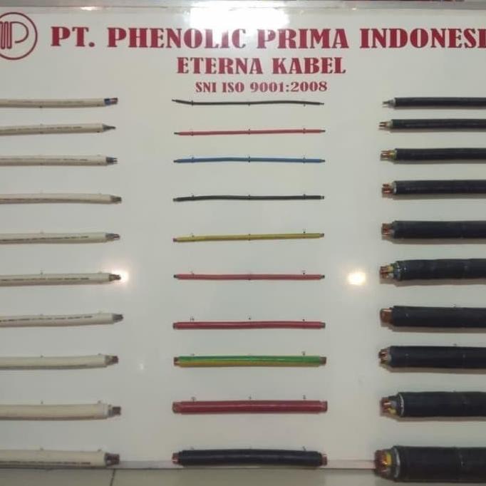 Kabel Eterna Nym 2X10 @50M Putih Tunggal Kawat