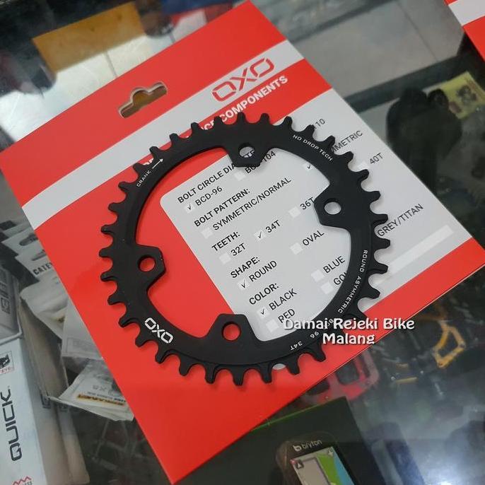 OXO Chainring Crank single BCD 96 Asimetrik Asymmetric 32T