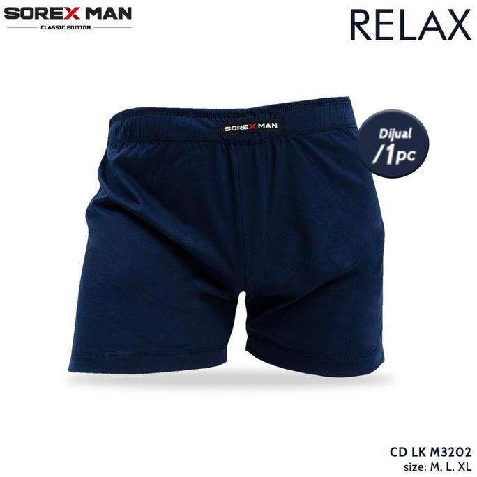 DV246 - Celana Dalam Boxer Katun Pria Sorex Man CD Laki Laki Model Boxer SOREX 3202