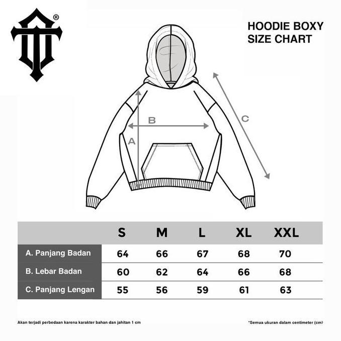 DI16 >> TRUNOFF SWEATER HOODIE BOXY OVERSIZE FOKUSON FLEECE HITAM DISTRO TEBAL UNISEX