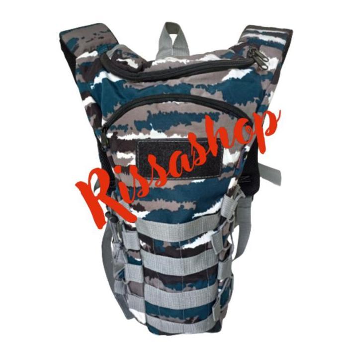 Tas Ransel Sepeda Hidropack Loreng TNI AL