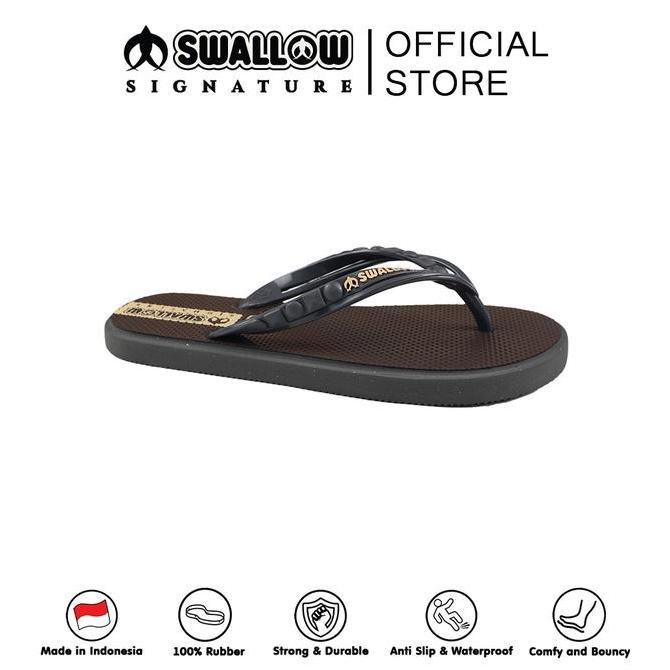 DV145 - Sandal Swallow Elite Male | Sandal Pria Karet Tebal, Ringan & Anti Slip