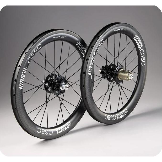 Joseph Kuosac Birdy Carbon Disc Wheelset 355 - White Decal