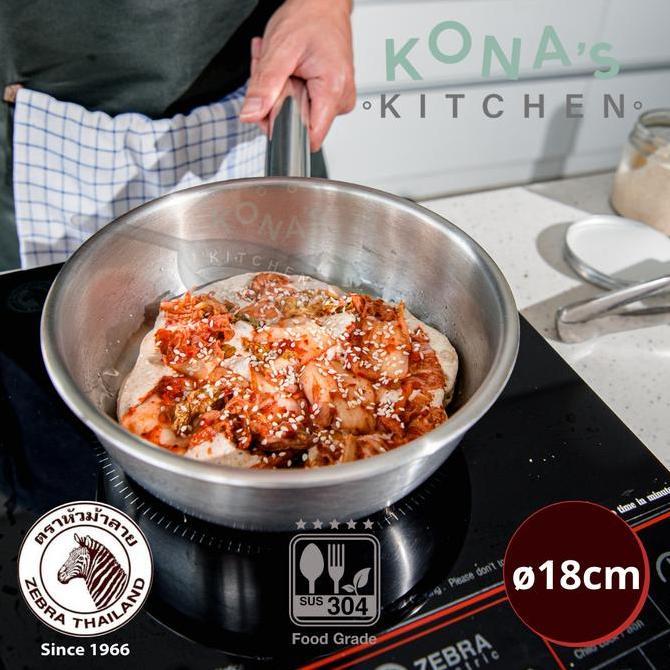 Pastienak- Zebra Fry Pan 18 Cm Estio Pro / Wajan Penggorengan Frying Pan