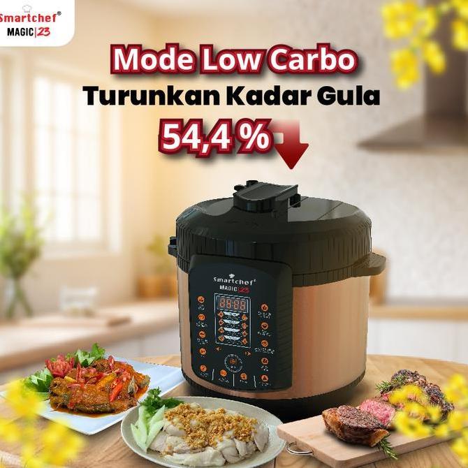 Smart Chef low carbo presto listrik multicooker low sugar