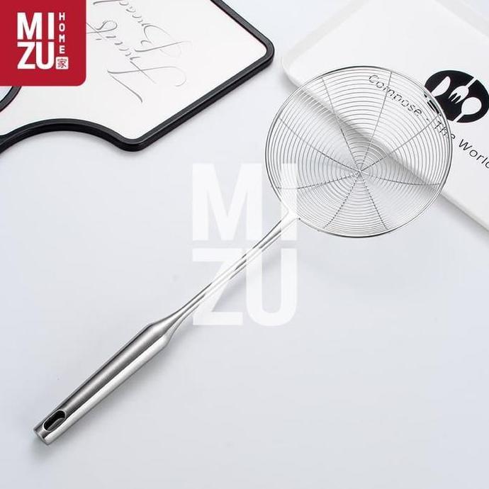 Pastienak- Mizu Uniageru Serokan Gorengan Tanpa Sambungan Tirisan Strainer Stainless