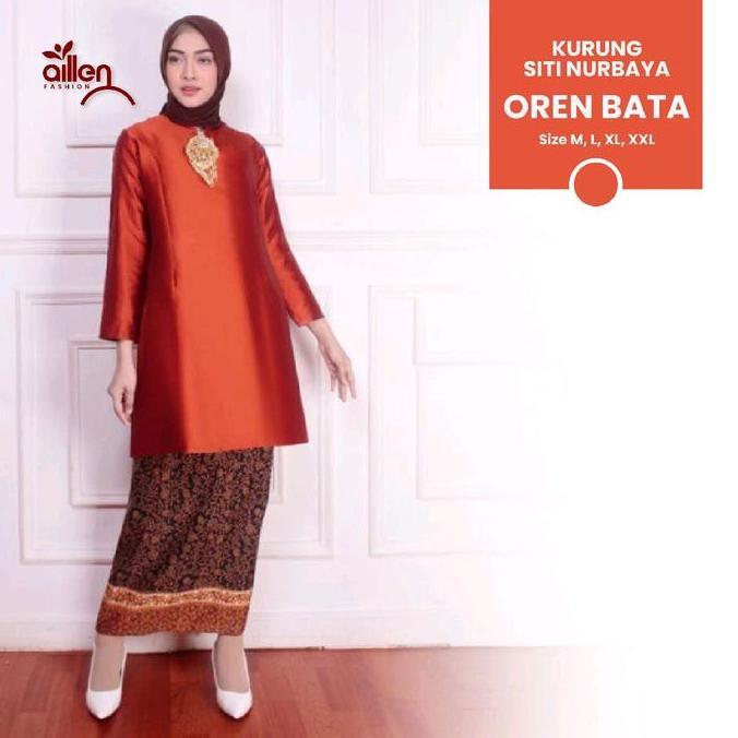 Baju Kurung bahan tafeta Polos setelan terlaris