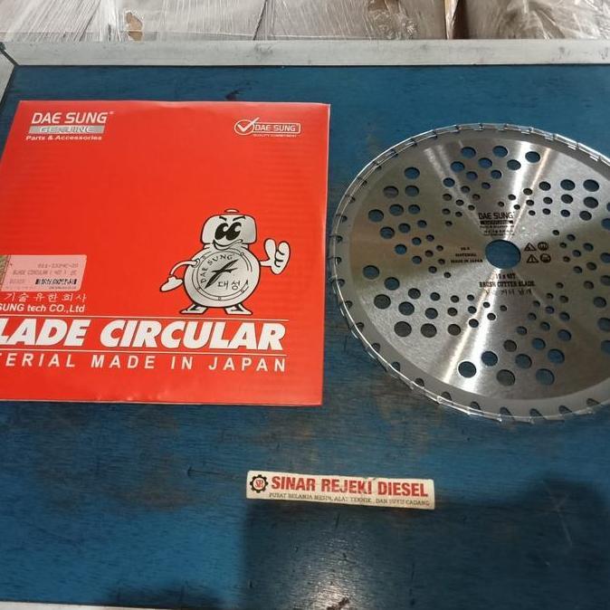 ] Pisau mesin Potong Rumput 328 338 Model Bulat Circular 40 T Daesung