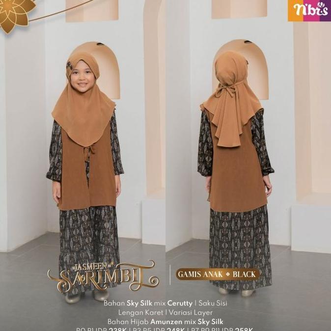 SARIMBIT NIBRAS 2023 GAMIS ANAK JASMEEN