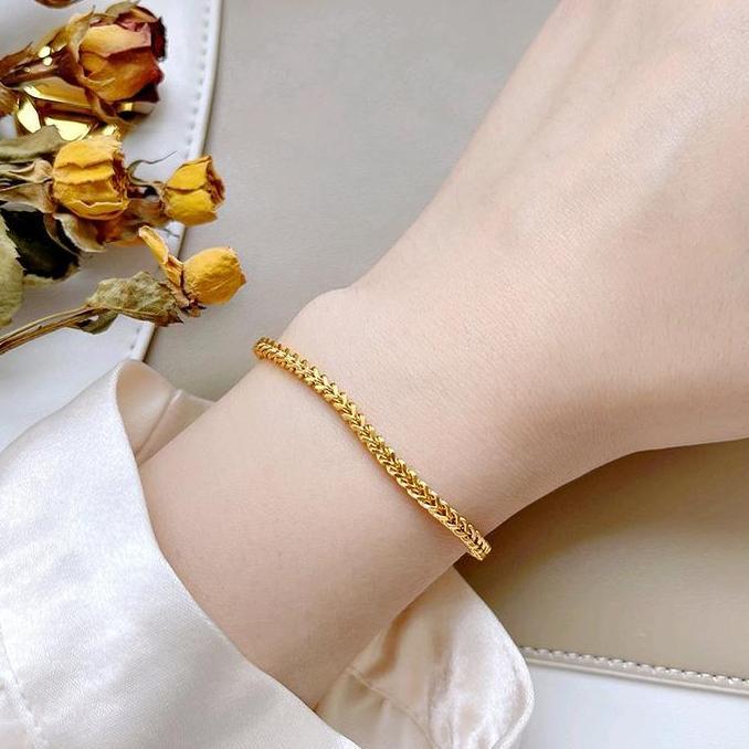 Gelang Tangan Wanita Serut Sisik Naga Gl185