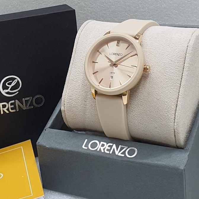 Jam Tangan Wanita Rubber Original Lorenzo Watches terlaris