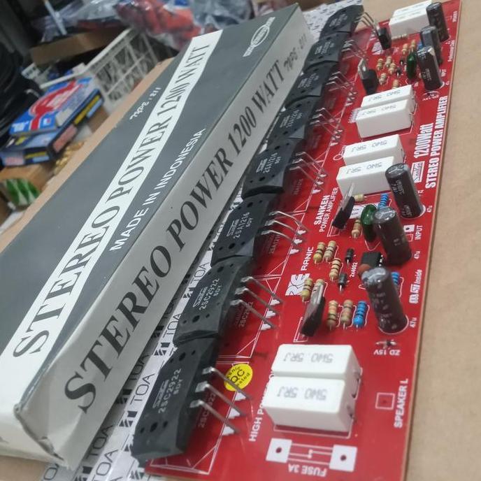kit power ampli 1200 wat plus Final sanken 5DY
