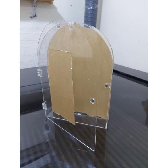 [JY] Akrilik Frame Bride Mahar Oval Hantaran Seserahan