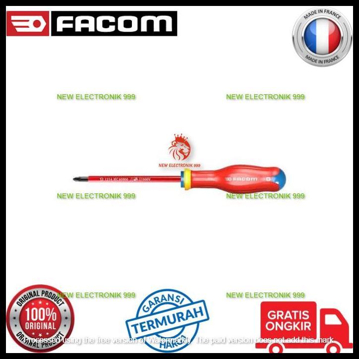 TERMURAH FACOM SCREWDRIVER INSULATED ATD1X100VE 10260796 