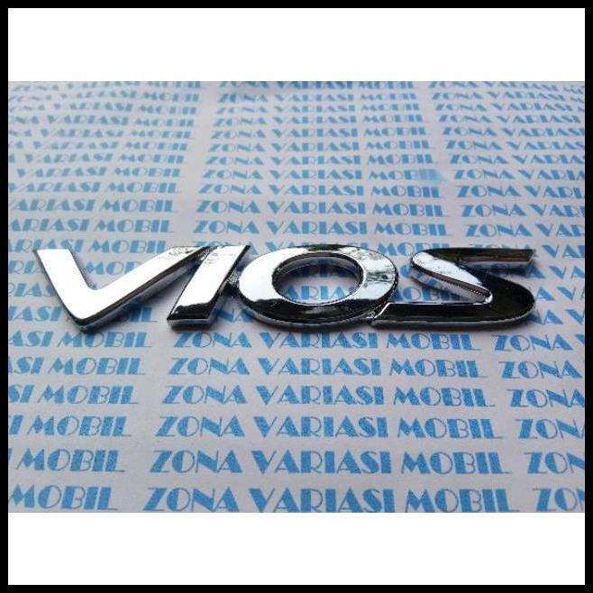TERMURAH EMBLEM VIOS / LOGO TOYOTA VIOS CHROME 