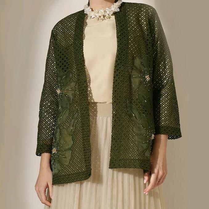 Djenar Outer in Olive Green