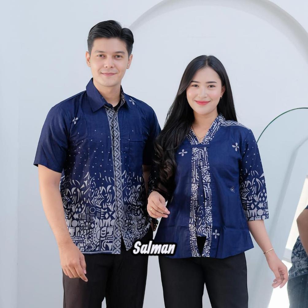 Termurah Batik Couple Atasan Batik Couple Modern Bahan Katun Premium