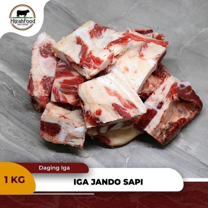 Hijrahfood Iga Tulang Muda Jando Sandung Lamur Sapi | Beef Brisket Bone AUS - 1 kg