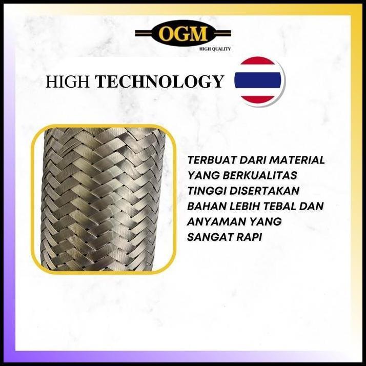 TERBARU OGM - FLEKSIBEL FLEXIBLE KNALPOT MOBIL TOYOTA NEW AVANZA SUPER TEBAL