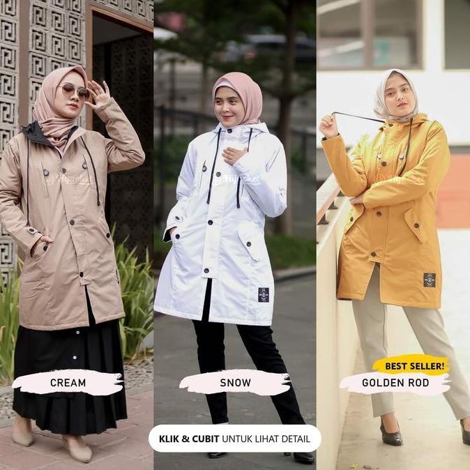 Jaket Muslimah Hijacket Ixora Original All Variant