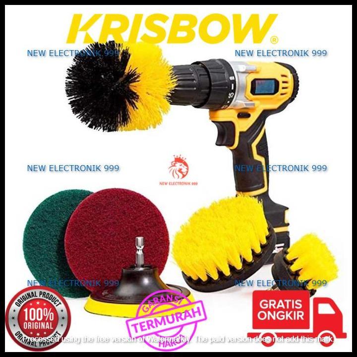 TERBARU KRISBOW SIKAT MESIN POLES / KEPALA SIKAT BOR / MINI DRILL BRUSH 6PCS 