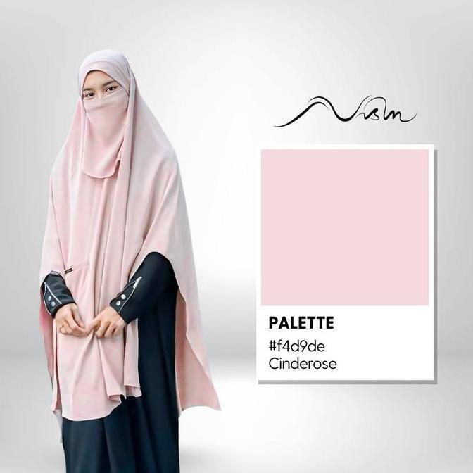 HIBAARA Khiban Dagu by NISIN HIJAB Bahan Marbella Luxury free mini cadar UV Protection