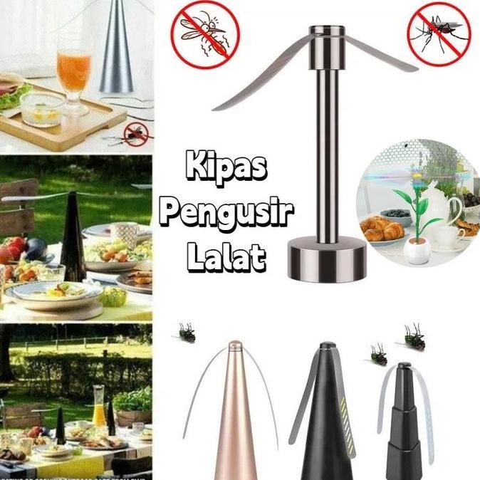 GEOVANHIE Kipas Pengusir Lalat /Rotating 360 Fly Repellent Fan /Lalat Dan Serangga Bug Away From You