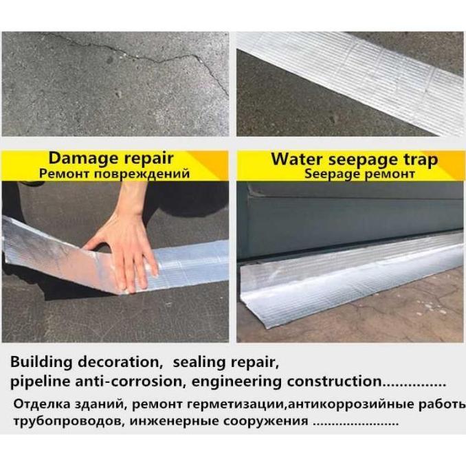 BIANCHELO Lakban Foil tambal semen genteng asbes plafon talang anti bocor