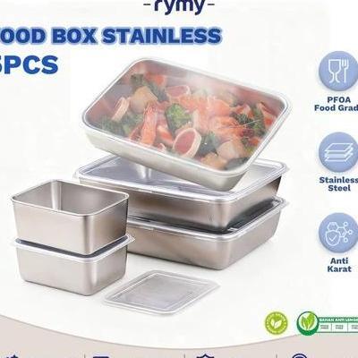 Codfood Box Stainless 304 Tempat Wadah Makanan Kontainer Makanan Sayuran Tempat Sayur Stainless Kota